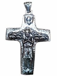 Picture of Pope Francis Pectoral Cross - Jesus the Good Shepherd