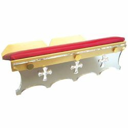 Picture of Altar Lectern for Churches cm 38x25 (15,0x9,8 inch) Plexiglass and brass Missal Bible Stand 