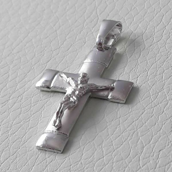 abeja Volver a disparar invernadero Crucifijo Colgante Plata de ley 925 gr.2,80 Unisex Mujer Hombre |  Vaticanum.com
