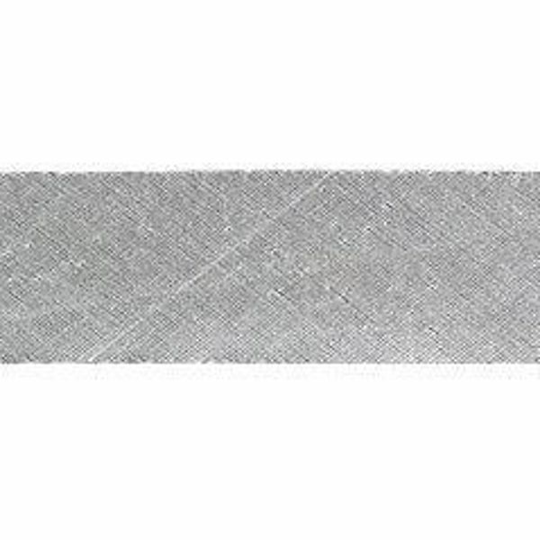 Sbieco Bordo argento H. cm 2,5 (0,98 inch) misto Seta Passamaneria per  Paramenti Sacri