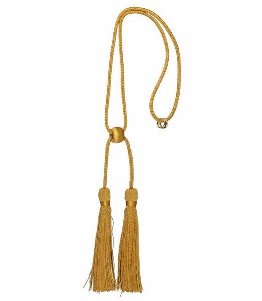 Cord Tassel twisted gold 2 Tassels Metallic thread and Viscose for  liturgical Stole