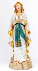 Imagen de Nuestra Señora de Lourdes cm 110 (44 Inch) Estatua Fontanini en Resina pintada a mano para uso al aire libre
