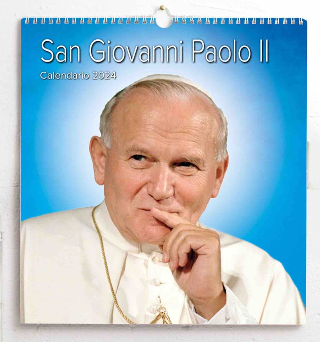 St. John Paul II 2024 wall Calendar cm 31x33 (12,2x13 in) 16 months