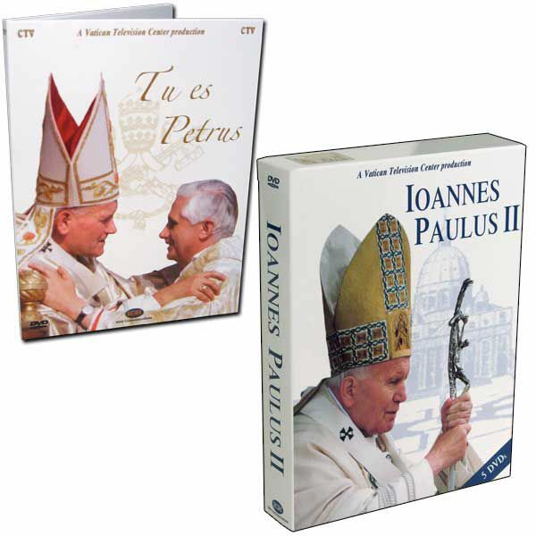 Imagen de John Paul II - The Pope who made history - 5 DVDs + Benedict XVI The Keys of the Kingdom - 6 DVD
