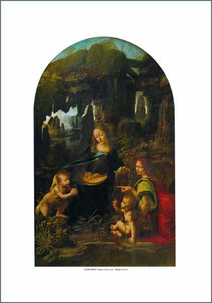 Immagine di Vergine delle Rocce - Leonardo - STAMPA