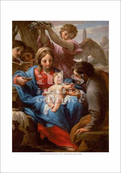 Immagine di Riposo durante la fuga in Egitto, Francesco Mancini - Pinacoteca, Citta' del Vaticano - STAMPA