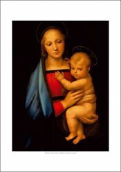 Picture of Madonna with Child - Raphael - PRINT