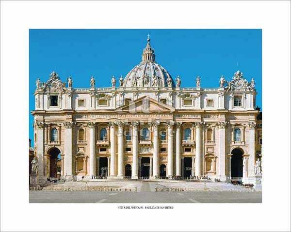 St Peter's Basilica, Vatican City - POSTER | Vaticanum.com