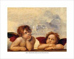 Picture of Sistine Madonna (detail)- Raphael - POSTER