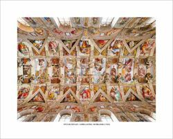 Imagen de Bóveda Capilla Sixtina, Miguel Ángel - Ciudad del Vaticano - PÓSTER