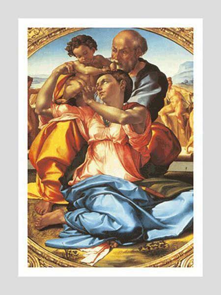 Picture of Holy Family (Doni Tondo)- Michelangelo - POSTER