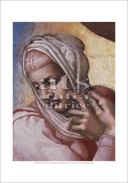 Picture of The Last Judgment (Mother Mary) - Michelangelo, Sistine Chapel, Vatican City - PRINT