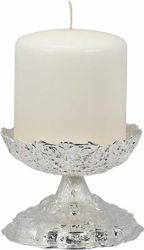 Picture of Candle Holder, base in silver bath