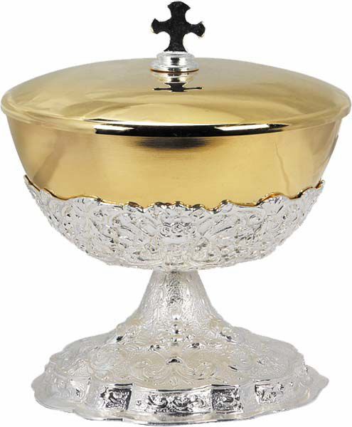 Immagine di Pisside bassa Angeli e Cherubini bicolor