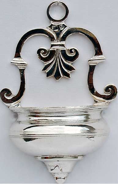 Picture of Fountain of Florence wall Holy Water Stoup brass