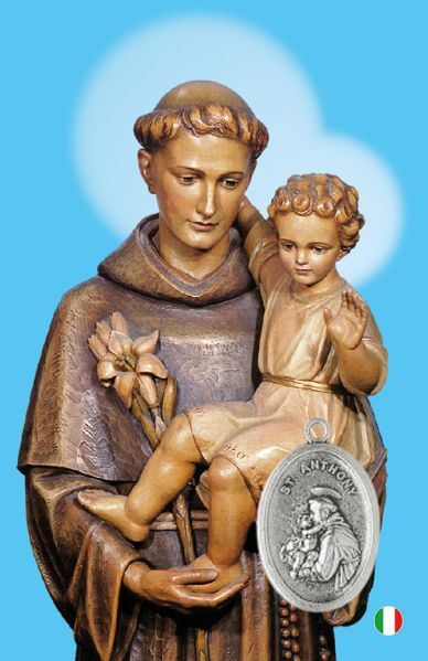 Immagine di Sant' Antonio - Immagine sacra con medaglia