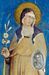 Immagine di Santa Chiara - Immagine sacra con medaglia