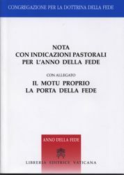 Picture of Nota con indicazioni pastorali per l' Anno della Fede Con motu proprio Porta Fidei