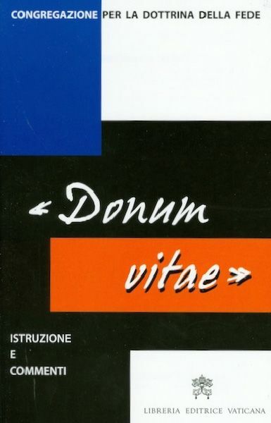 Immagine di Donum Vitae - istruzione e commenti