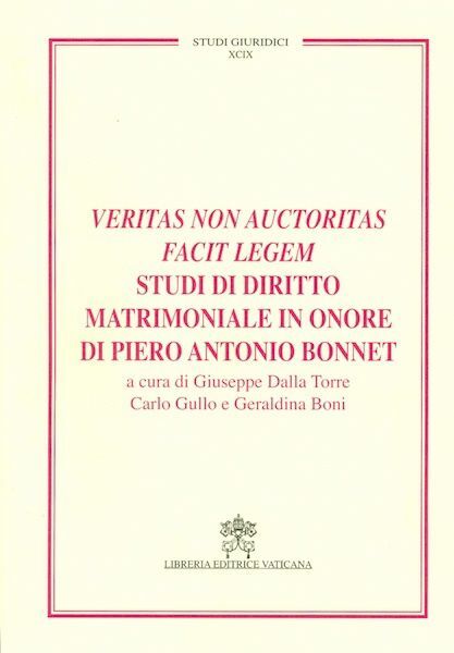 Picture of Veritas non auctoritas facit legem, studi di diritto matrimoniale