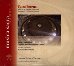 Imagen de Tu es Petrus: the Sistine Chapel Choir for the Papal celebrations - CD
