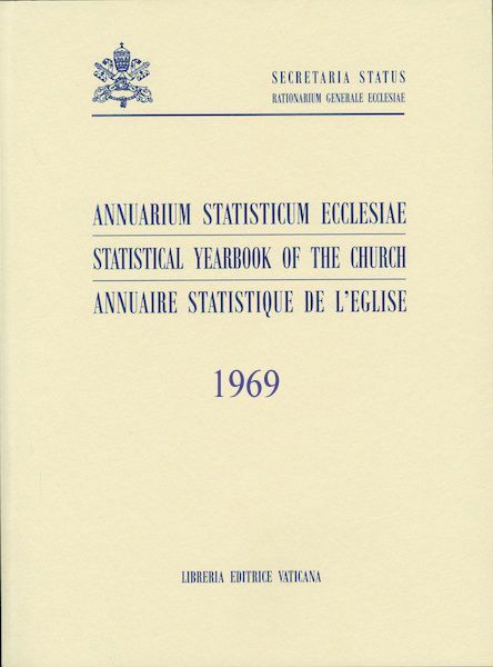 Immagine di Statistical Yearbook of the Church 1969