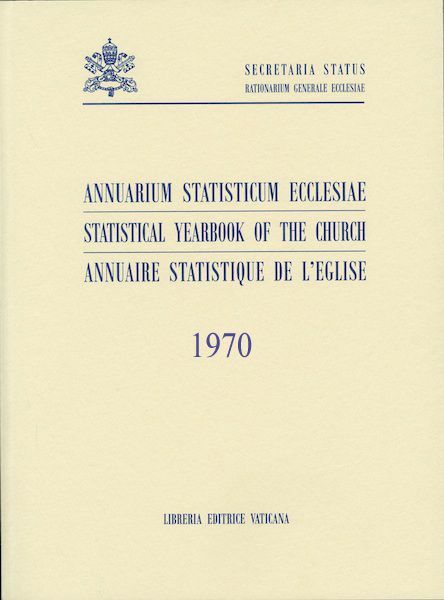 Immagine di Annuaire Statistique de l' Eglise 1970