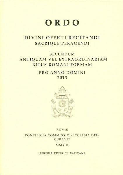Imagen de Ordo Divini Officii Recitandi Sacrique Peragendi pro Anno Domini 2013