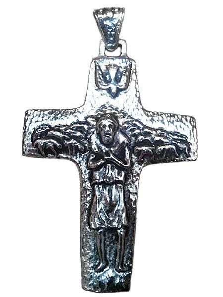 Imagen de Cruz pectoral del Papa Francisco - Jesús el Buen Pastor