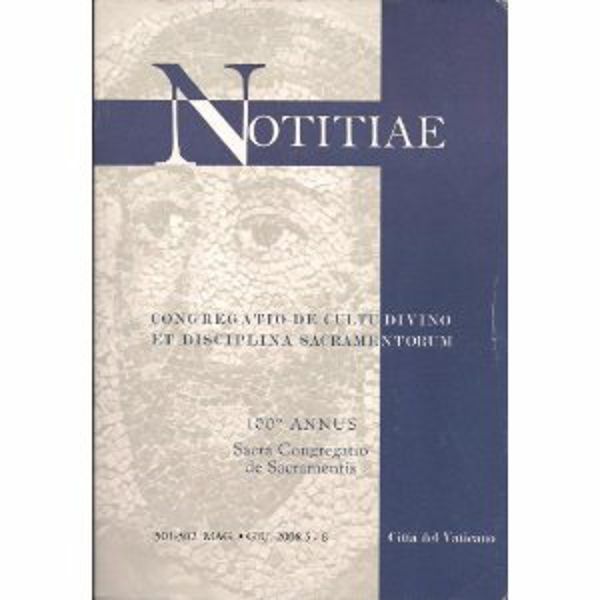 Immagine di Notitiae - Archivio annate complete