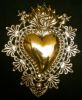 Picture of Large Ex Voto Heart with Angels