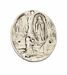 Immagine di Lourdes - Medaglia confraternita ovale, bagno oro o argento AMC 399