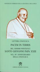 Imagen de Lettera Enciclica Pacem in Terris del Sommo Pontefice Santo Papa Giovanni XXIII nel 50° anniversario della Enciclica