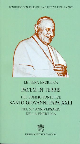 Immagine di Lettera Enciclica Pacem in Terris del Sommo Pontefice Santo Papa Giovanni XXIII nel 50° anniversario della Enciclica