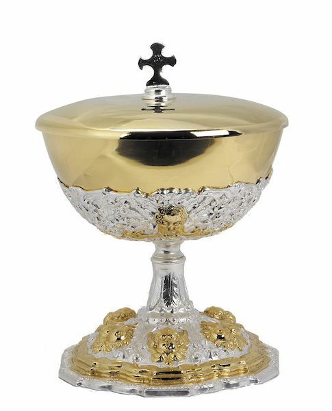 Immagine di Pisside bassa Angeli e Cherubini bicolor