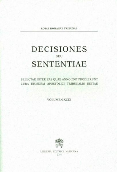 Picture of Decisiones Seu Sententiae Anno 2007 Vol. XCIX 99