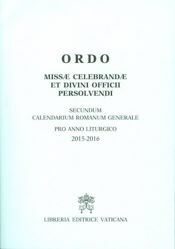 Imagen de Ordo Missae Celebrandae et Divini Officii Persolvendi 2015-2016