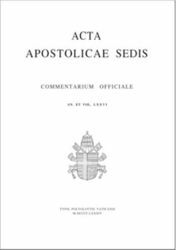 Immagine per la categoria Acta Apostolicae Sedis