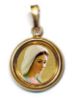 Imagen de Medalla Virgen de Medjugorje 19 mm plata y esmalte