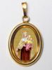 Immagine di Medaglia Madonna del Carmelo 19x24 mm argento 925 e smalto