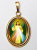 Immagine di Medaglia Gesù Misericordioso 19x24 mm argento 925 e smalto