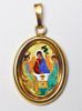 Imagen de Colgante Santísima Trinidad 19x24 mm plata y esmalte