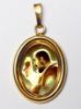 Immagine di Medaglietta Padre Pio 19x24 mm argento 925 e smalto