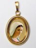 Immagine di Medaglia Madonna di Medjugorje 19x24 mm argento 925 e smalto
