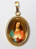 Picture of Sacred Heart of Jesus Pendant 19x24 mm silver and enamel