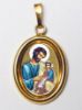 Immagine di Ciondolo S. Giuseppe 19x24 mm argento 925 e smalto