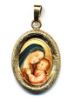 Immagine di Pendente Madonna del Buon Consiglio 19x24 mm argento 925 e smalto