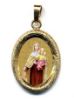 Imagen de Colgante Virgen del Carmen 19x24 mm plata y esmalte