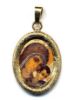 Picture of Madonna and Child by Kiko Pendant 19x24 mm silver and enamel