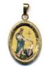 Picture of Our Lady of Sesule Pendant 19x24 mm silver and enamel